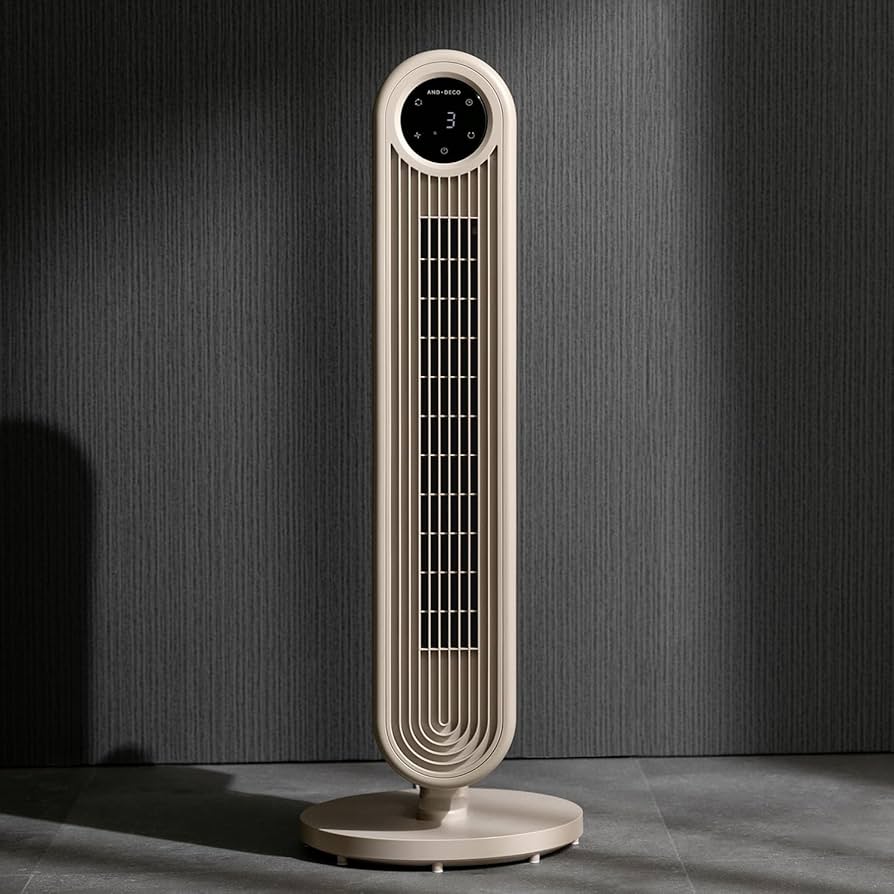 Amazon | モダンデコ タワーファン dcモーター リモコン付き スリム