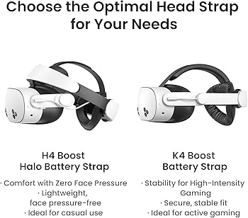 Amazon.com: KIWI design K4 Boost Battery Head Strap for Meta