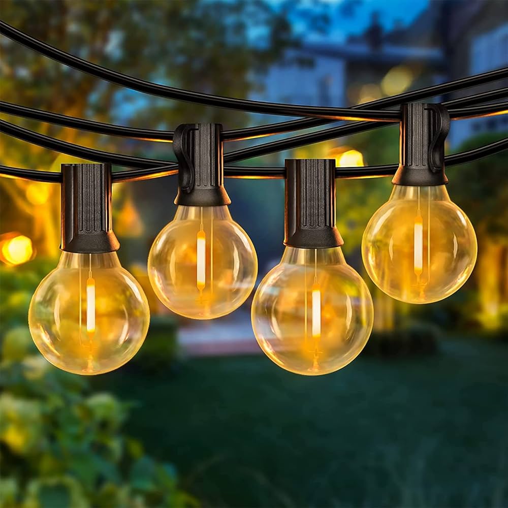 Amazon | Bomcosy LEDストリングライト 防雨型 E12ソケット10個 LED