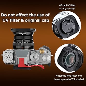 Amazon | Haoge LH-X35 バヨネットメタルスクエアレンズフードシェード