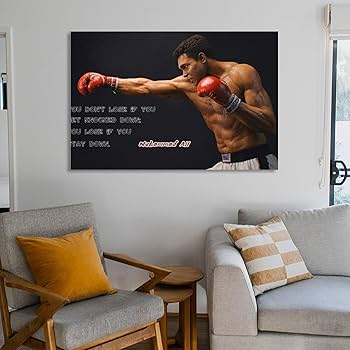 Amazon.co.jp: Muhammad Ali ポスター モハメド・アリ名言1ボクシング