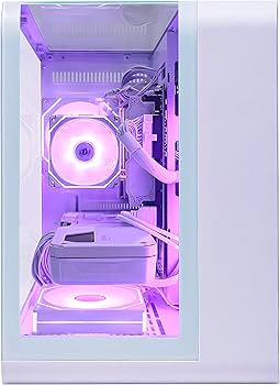 Amazon.co.jp: 純白モデル ゲーミングデスクトップパソコン - AMD