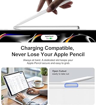 Amazon.com: Magic-Keyboard Compatible Case for iPad Pro 11 inch M4