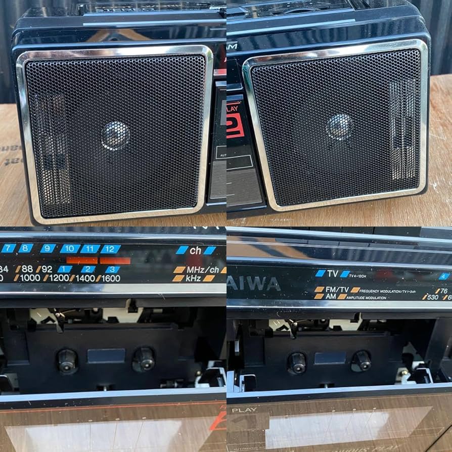 Amazon.co.jp: アイワ ダブル ラジカセ ラジオカセット CS-W10 : ホビー