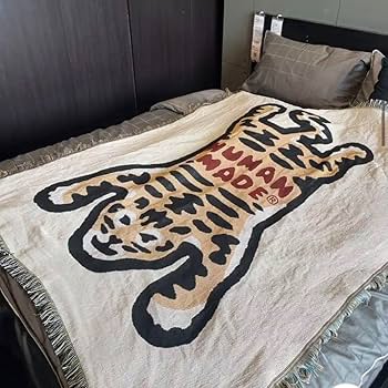 Amazon.co.jp: HUMAN MADE ヒューマンメイド ラグ ブランケット