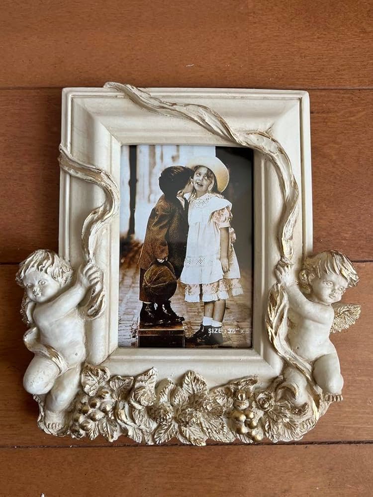 Amazon.co.jp: 天使 フォトフレーム 写真立て エンジェル 置物