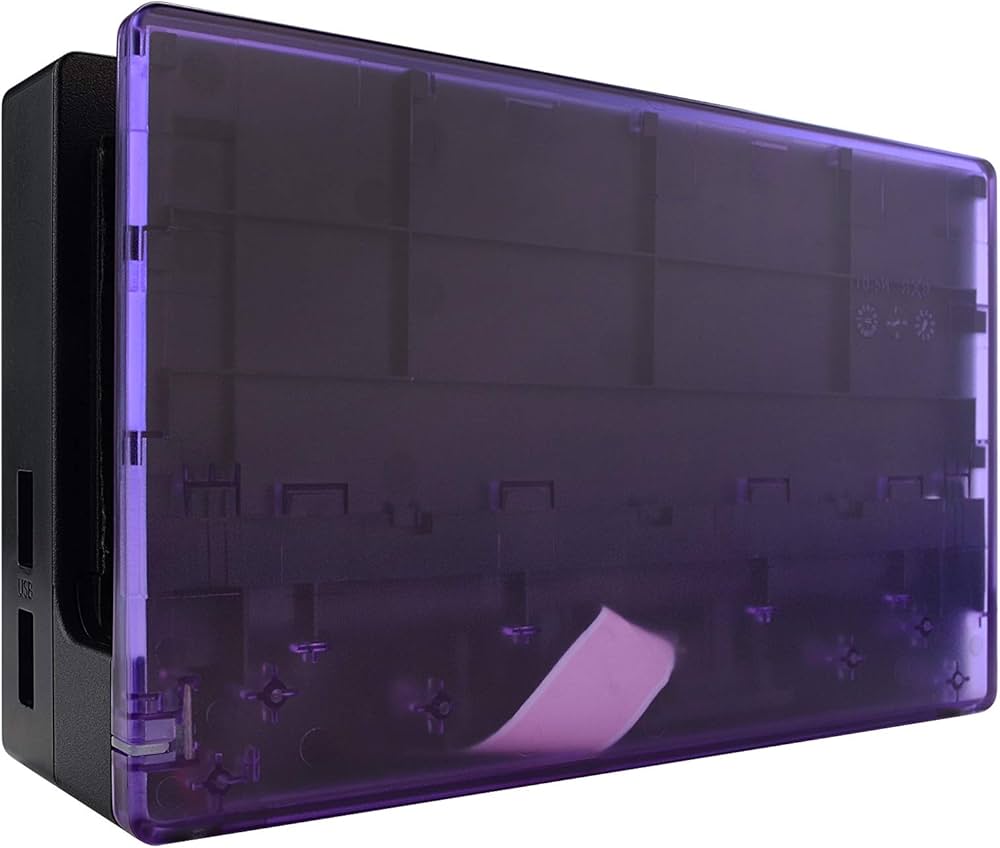 Amazon.com: eXtremeRate Transparent Atomic Purple Custom Faceplate