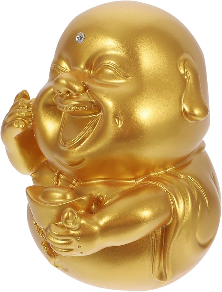 Amazon.co.jp: MUSISALY シー色弥勒仏置物 レジン製デスクトップ装飾