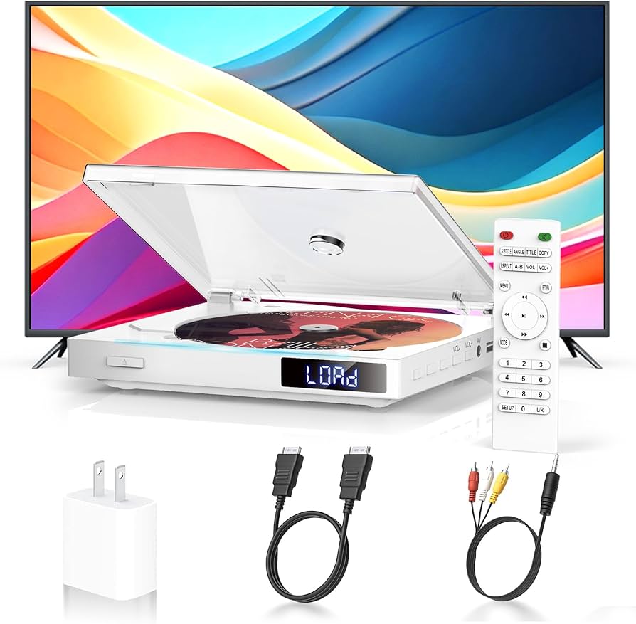 Amazon | スマートテレビ用ミニDVDプレーヤー、リージョンフリーDVD