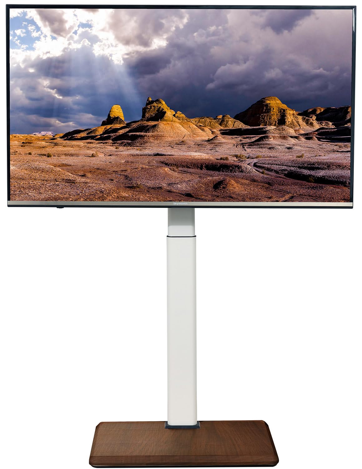 Amazon.co.jp: テレビスタンド 震度7クリア 首振り＆高さ調節 配線隠し