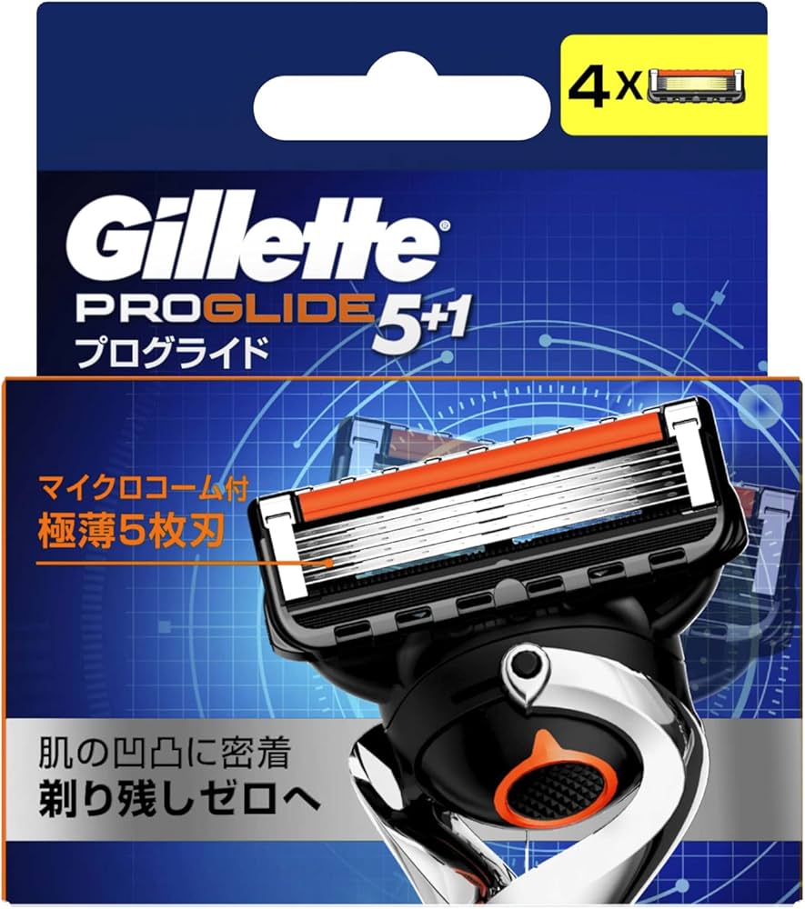 Amazon.co.jp: Gillette ジレット P&G プログライド マニュアル 替刃 4
