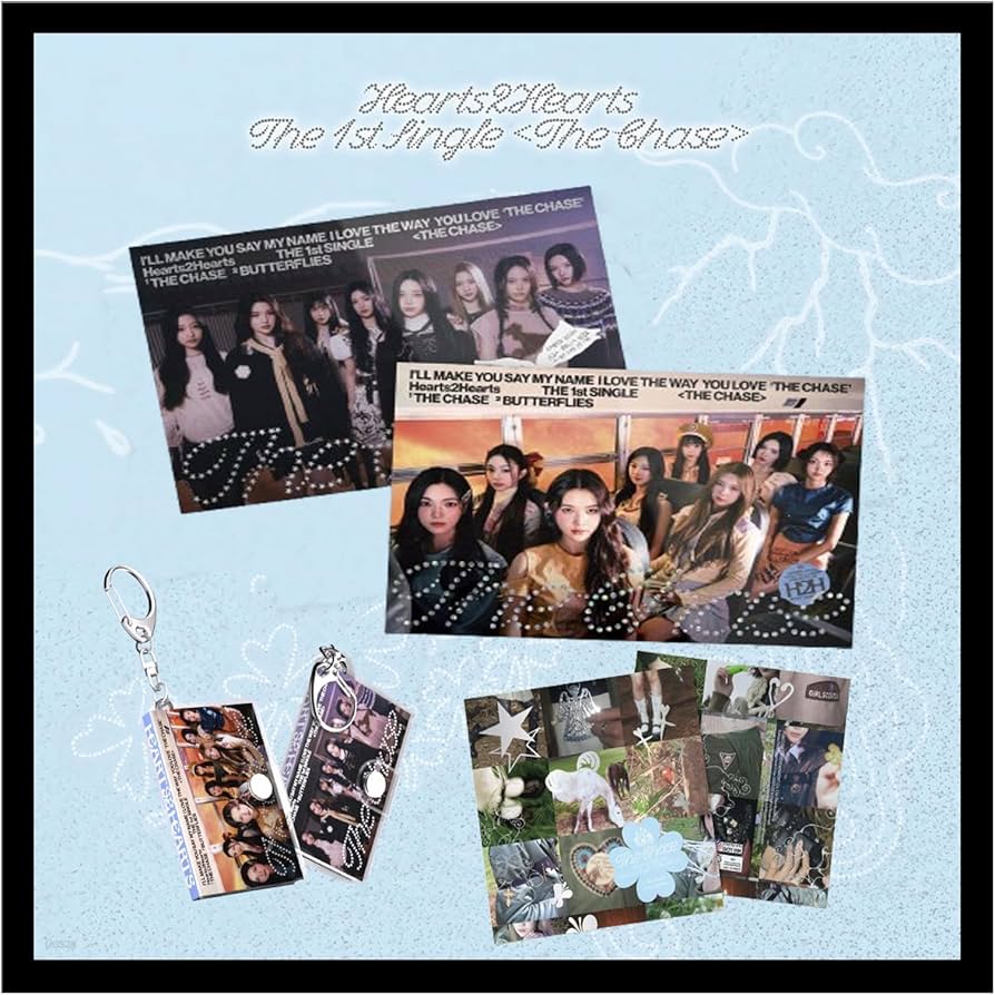 Amazon.com: Hearts2Hearts The Chase 1st Single Album with Tracking