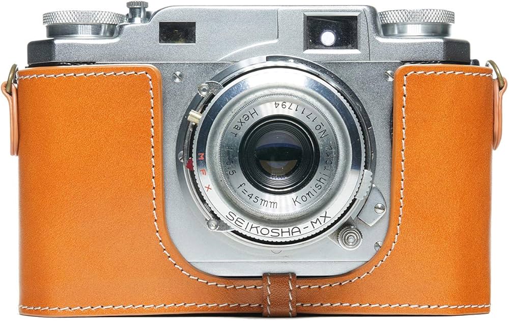 Amazon | TP Original Konica II IIA IIB IIB-m 専用 ブルタイプ 本革