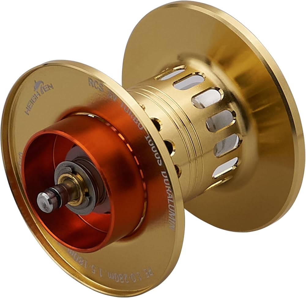 Amazon | HEIGHTEN リール スプール 深溝 PEライン専用 2段階可動