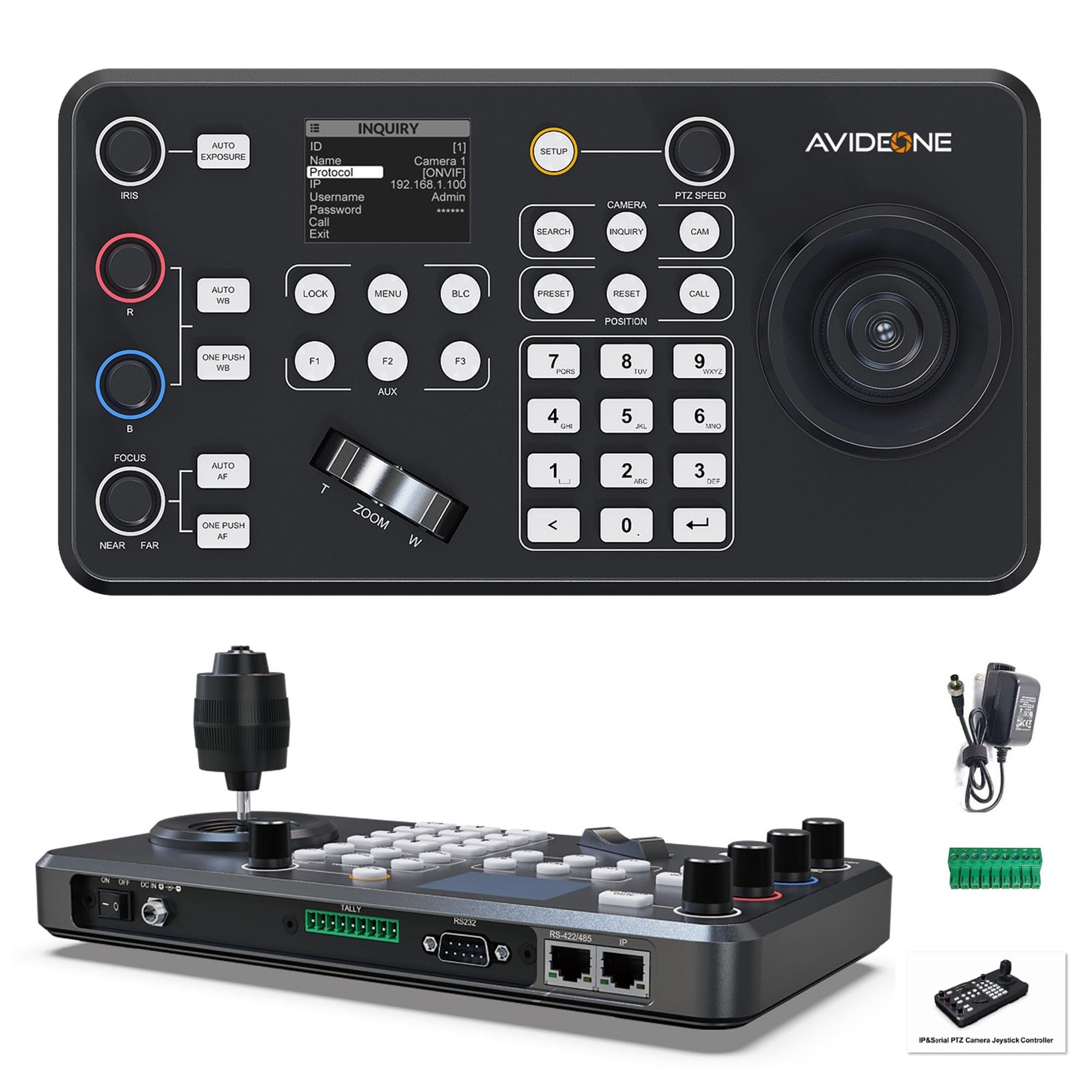 Amazon.com : AVIDEONE PTZ Camera Controller with 4D Joystick