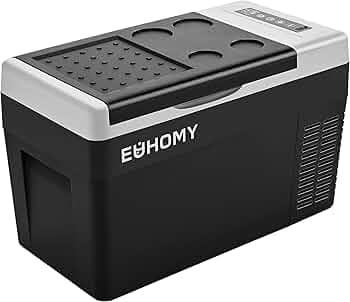 Amazon.co.jp: EUHOMY 車載冷蔵庫 ポータブル冷蔵庫 小型 【-20℃～20