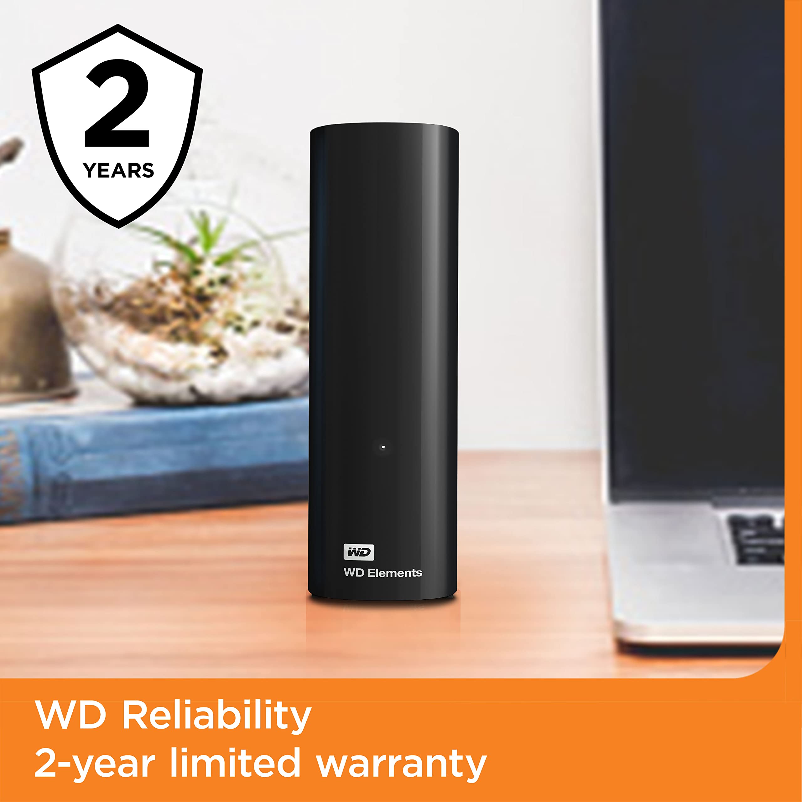 Amazon | WD 6 TB Elements デスクトップ外付けハードドライブ - USB