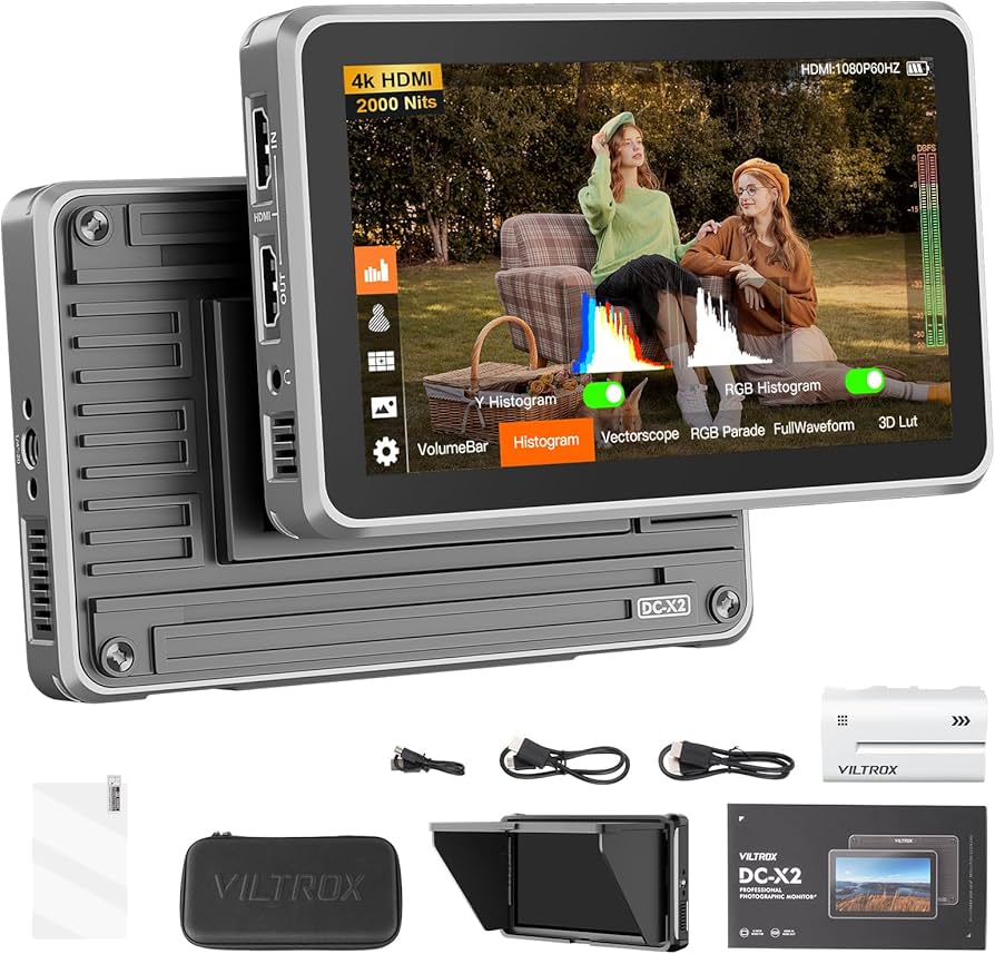 Amazon.com : VILTROX DC-X2 6 inch Touchscreen Camera Field Monitor