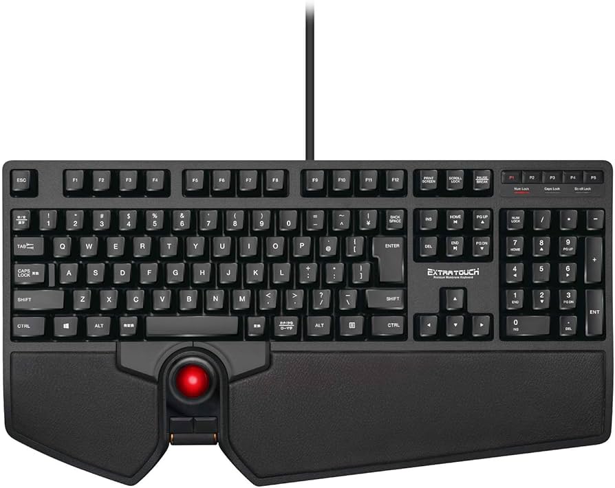 ELECOM トラックボール無線キーボード TK-TB03M Amazon.co.jp