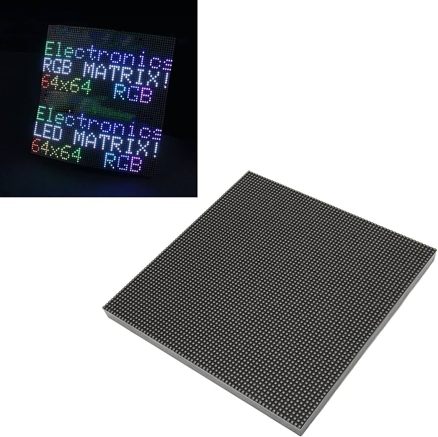 Amazon.co.jp: LEDパネル マトリックスP3用RGB 64X64 4096ドット