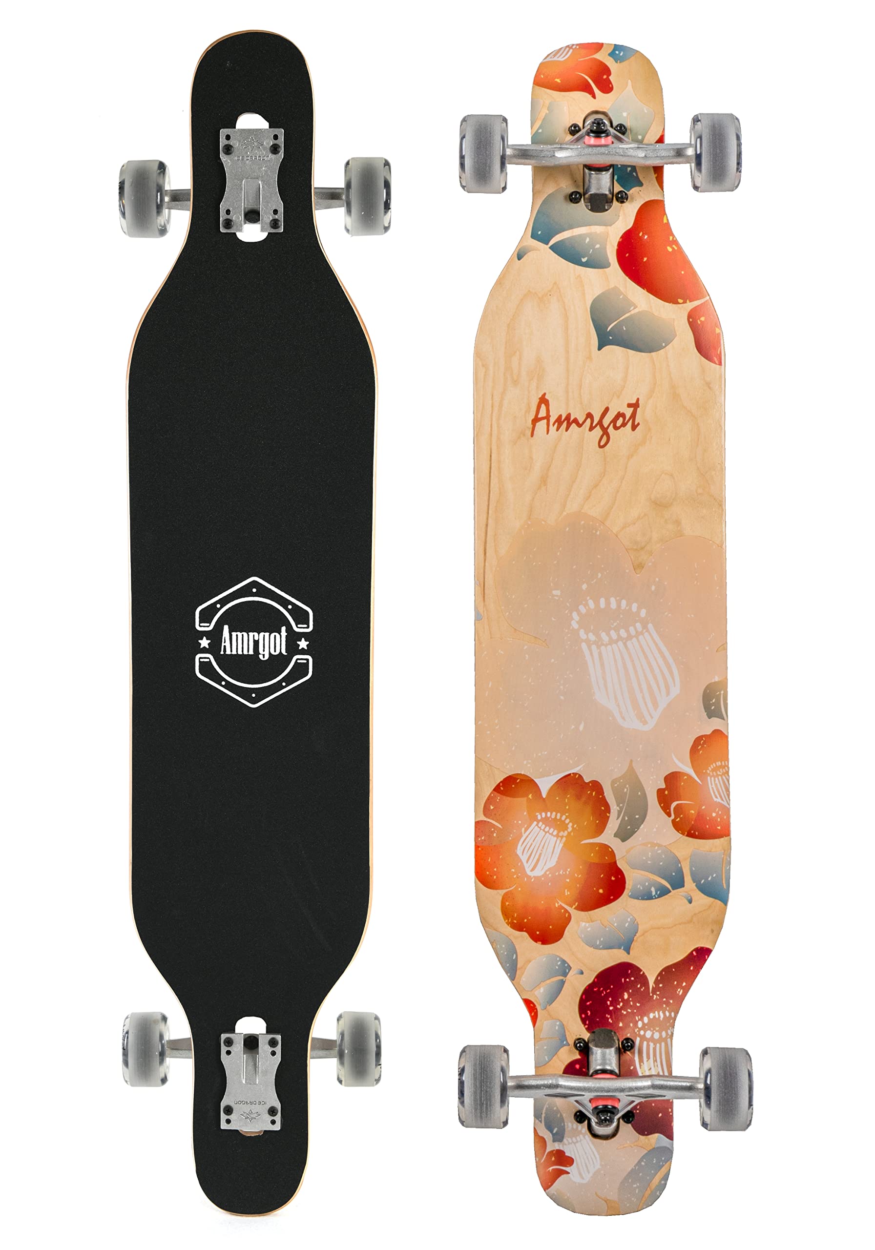 Amazon.co.jp: Amrgotロングボードスケートボード42インチデッキ