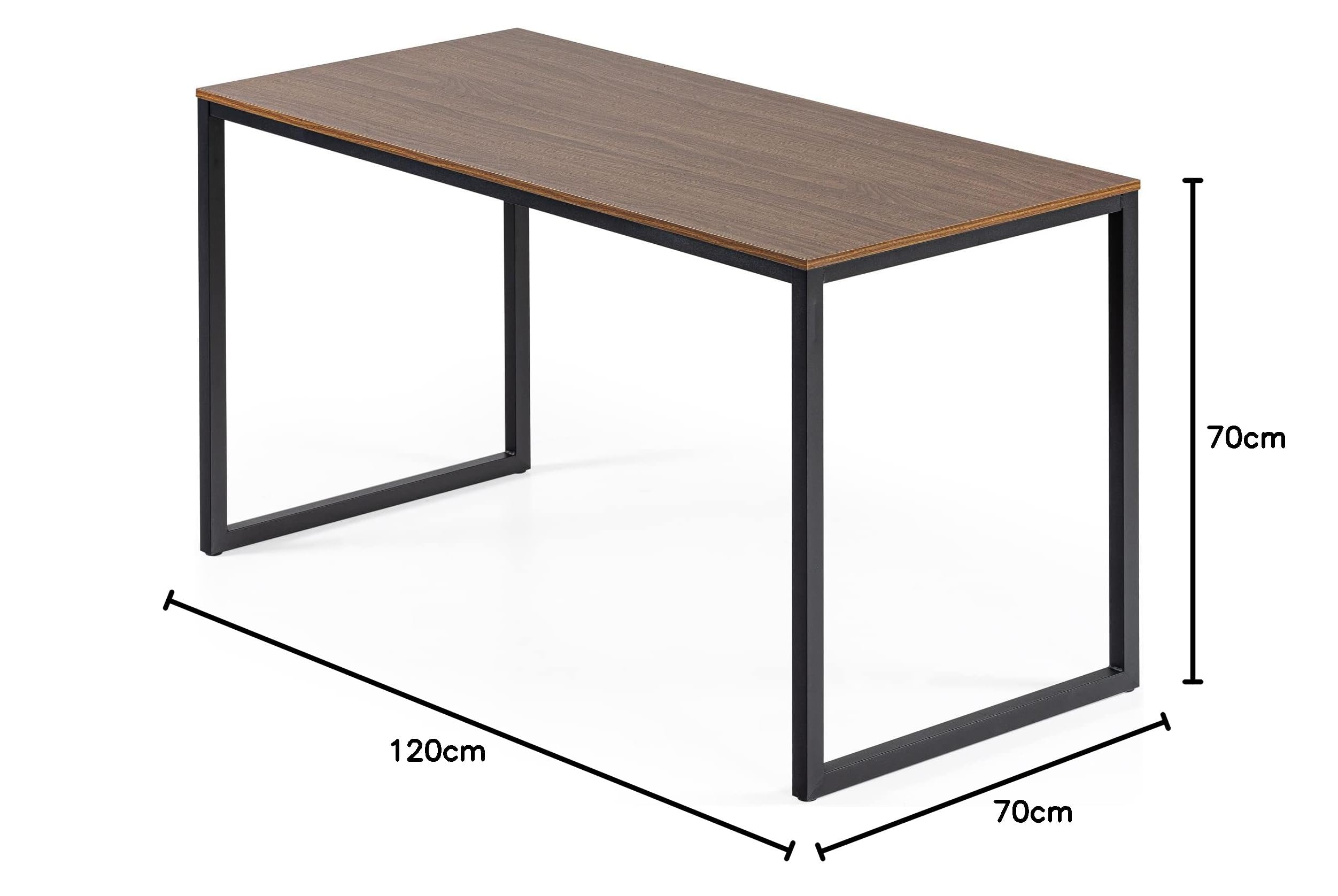 Amazon | Modern Studio Collection ワークデスク 幅120×奥行70×高さ