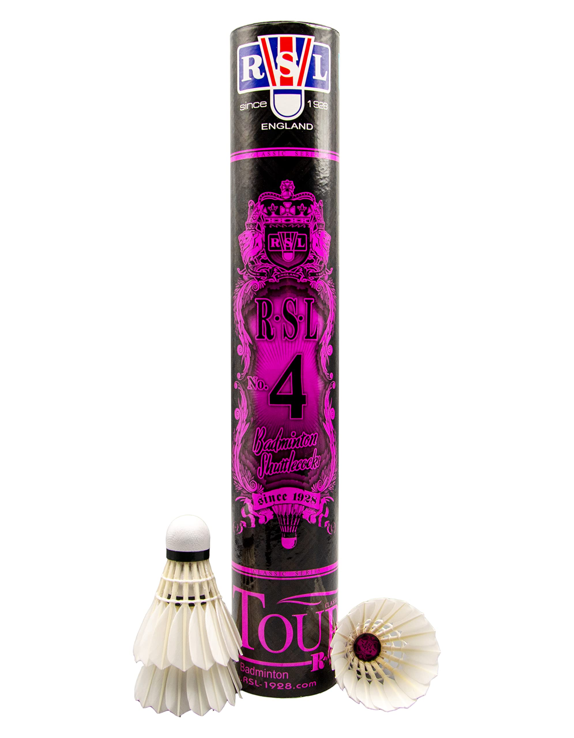 Amazon | RSL No.4 Tourney バドミントン シャトル バーディ 12個