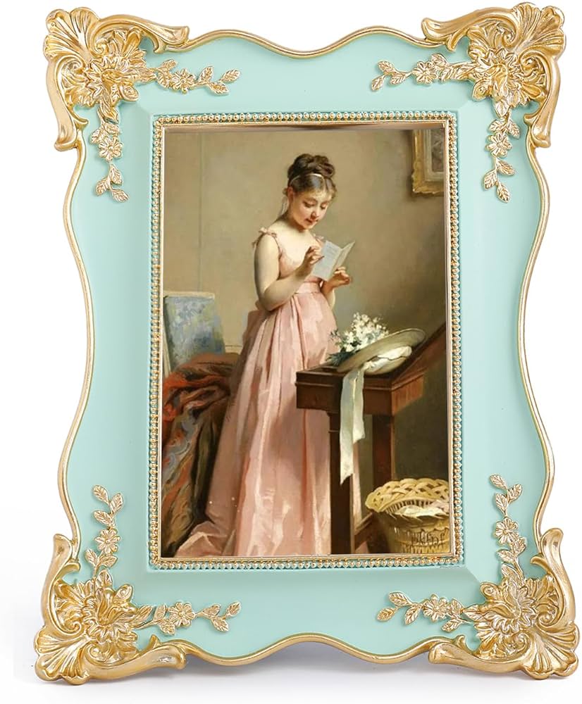 Amazon.com - SIKOO Vintage Picture Frame 4x6 Antique Ornate
