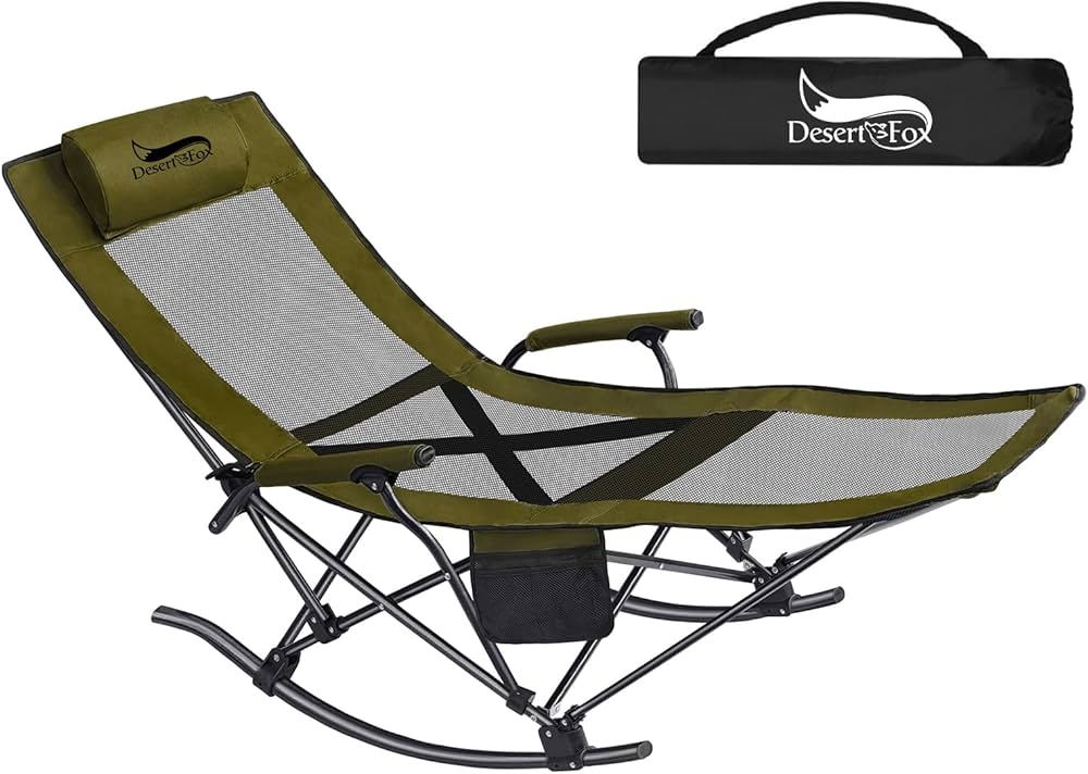 Amazon.co.jp: DesertFox リクライニングチェア キャンプコット