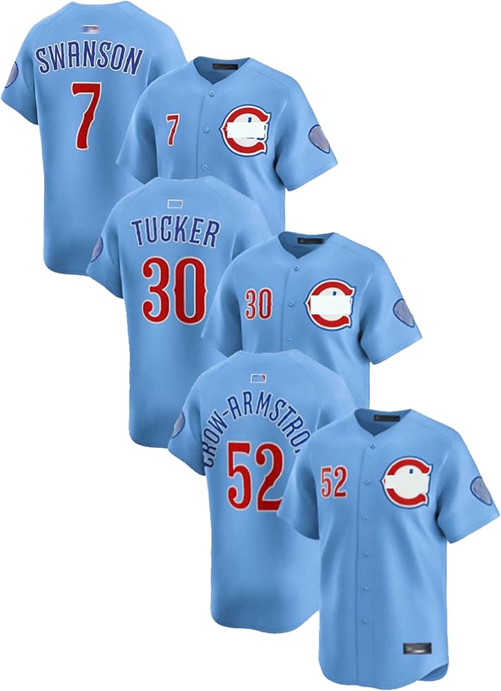 Amazon.co.jp: [Viiipcos] シカゴ・カブス ユニフォーム 18番 野球 T