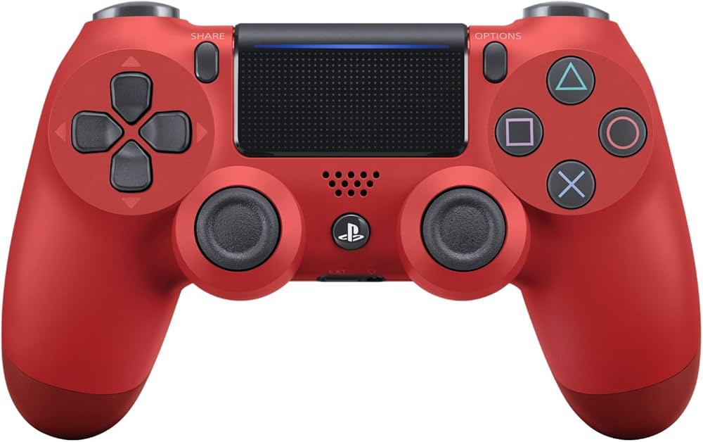 Amazon | 【純正品】ワイヤレスコントローラー (DUALSHOCK 4) マグマ
