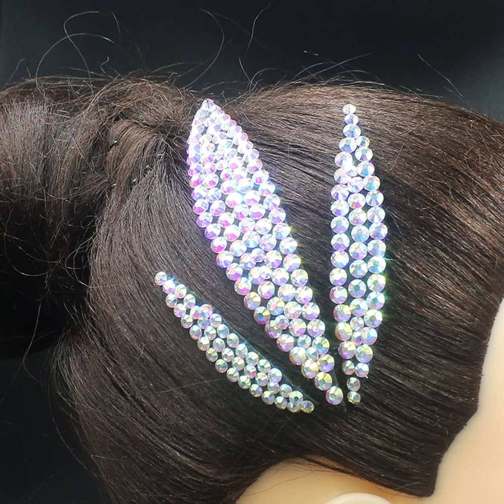 Amazon.co.jp: RIKOUZY 社交ダンス ダンス用ヘアアクセサリー 髪飾り