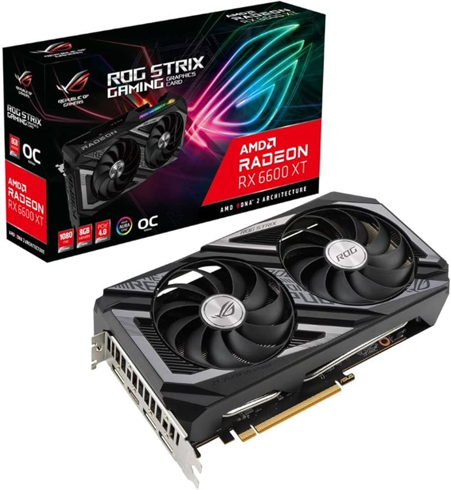 Amazon | ASUS ROG Strix Radeon RX6600 XT 搭載ビデオカード OC