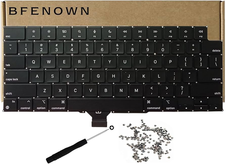 Amazon.com: Bfenown Replacement US Keyboard for MacBook Pro M1 M2