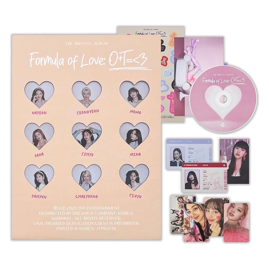 TWICE - THE 3RD ALBUM [Formula of Love: O+T=< 3] (Full of Love Ver