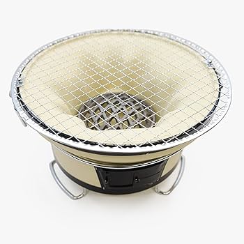 Amazon.co.jp: 太成工業 珪藻土 七輪 バーベキューコンロ「能登」丸型