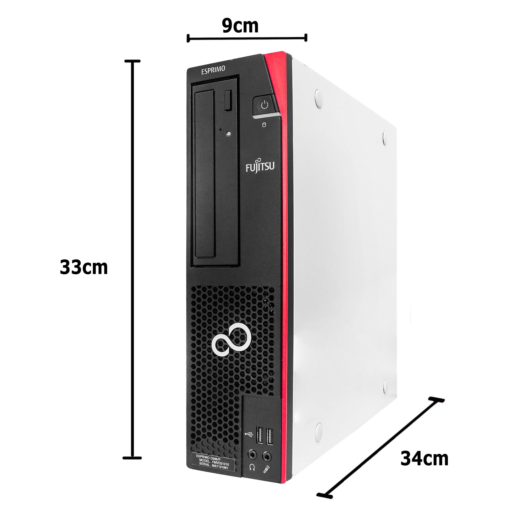 Amazon | 【整備済み品】富士通 デスクトップPC D587/22型液晶セット