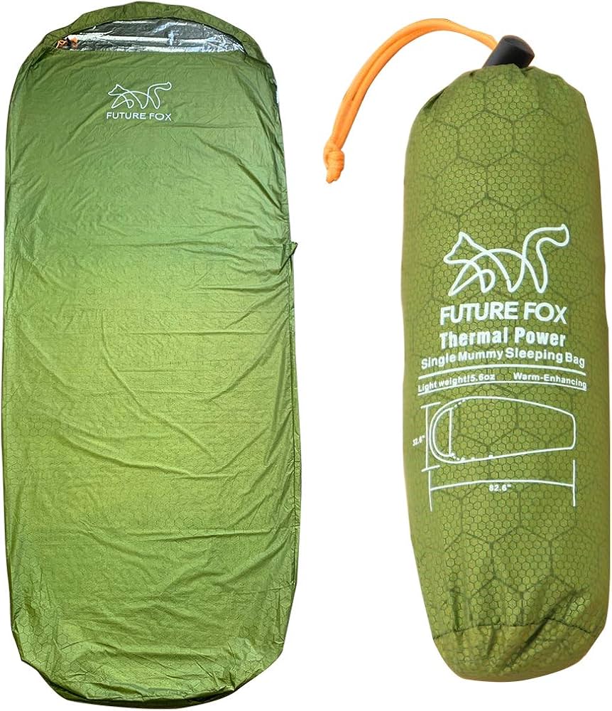 Amazon.co.jp: FUTURE FOX 寝袋 エマージェンシー 防災 グッズ マミー
