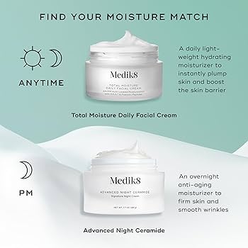 Amazon.com: Medik8 Total Moisture Daily Facial Cream - Hydrating