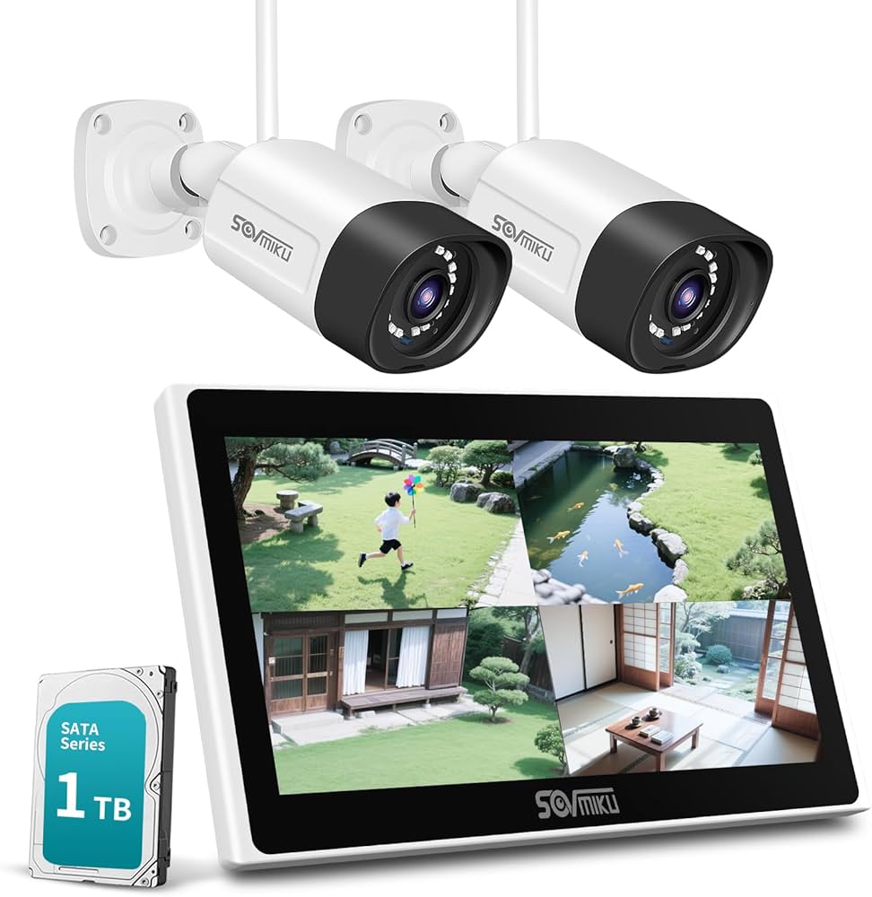Amazon.co.jp: 【双方向音声・1TB HDD内蔵 】 防犯カメラ ワイヤレス