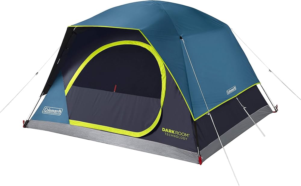 Amazon.com : Coleman 4-Person Skydome Dark Room Tent with Rainfly