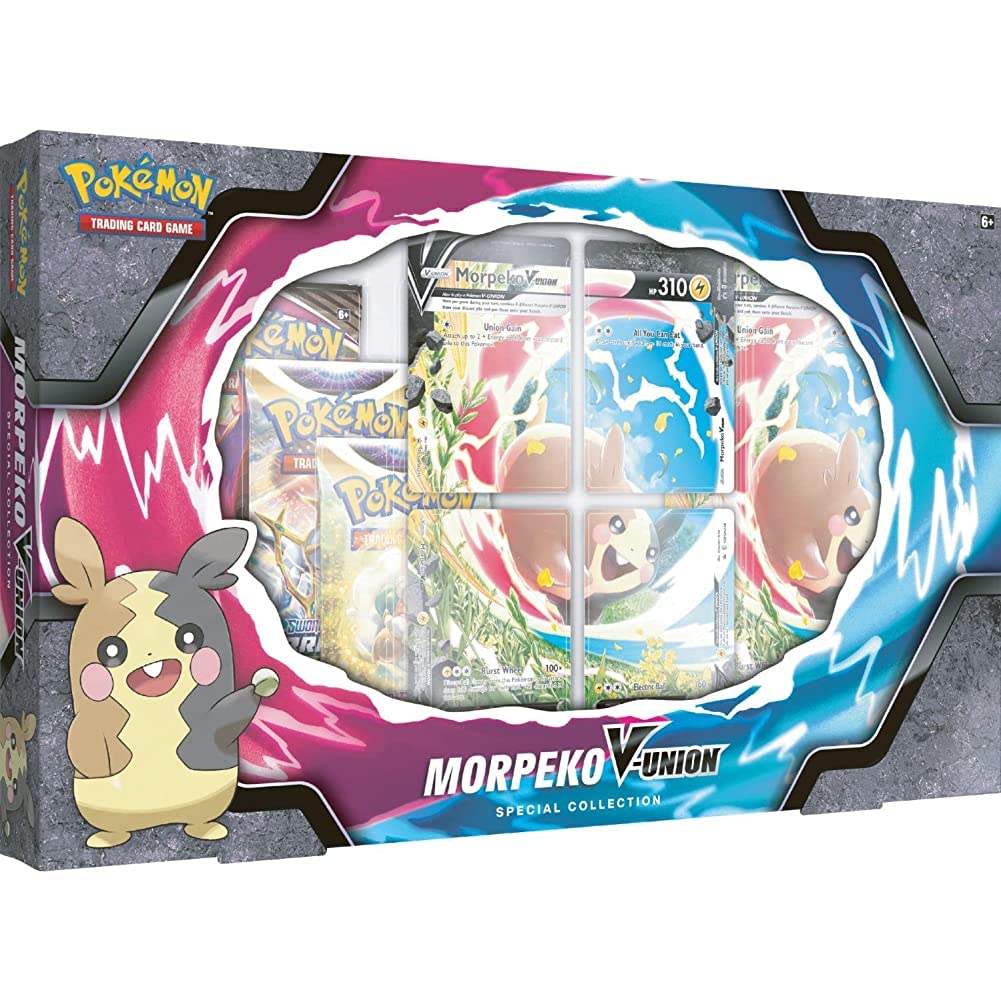 Amazon.com: Pokemon TCG: Morpeko V-Union Special Collection : Toys