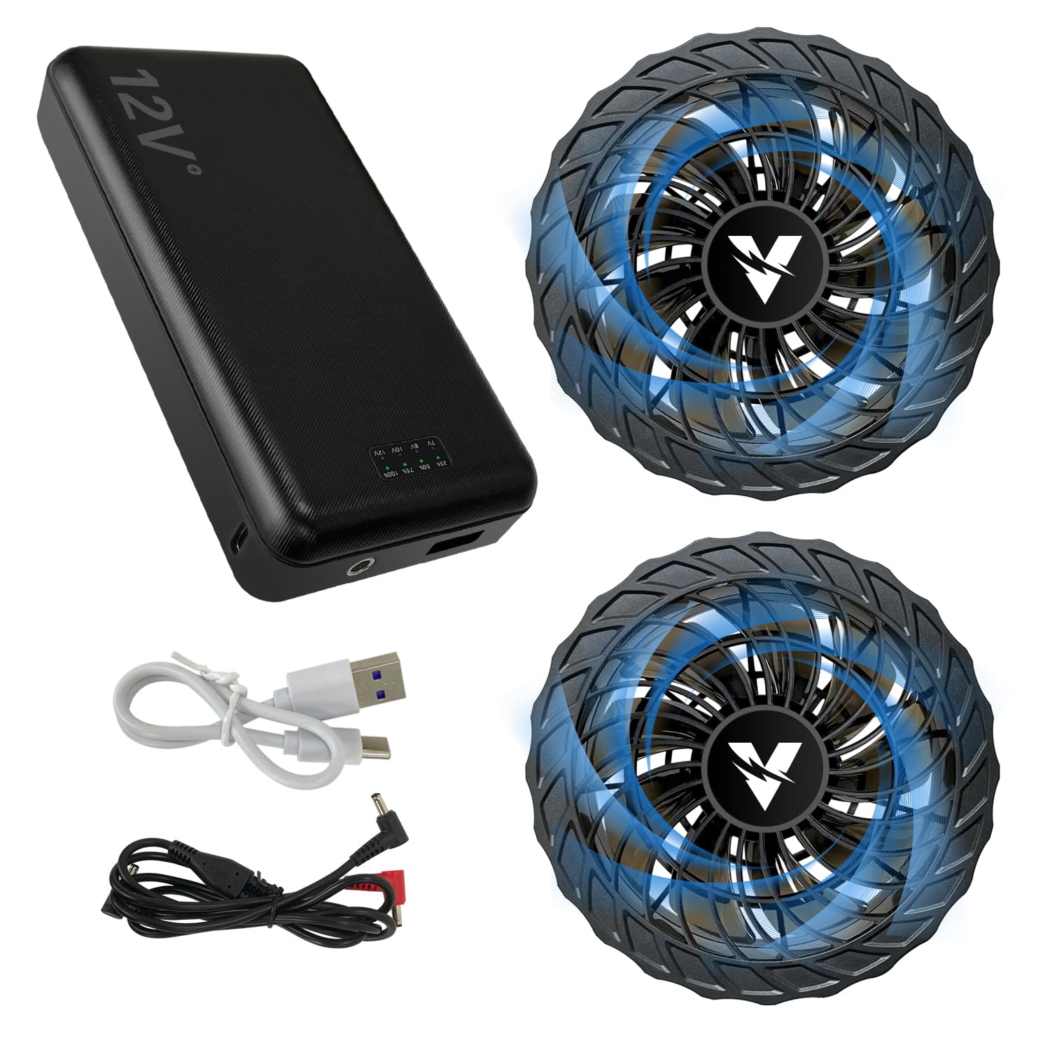 Amazon.co.jp: Voango 空調作業服 ファンバッテリーセット 2025新登場