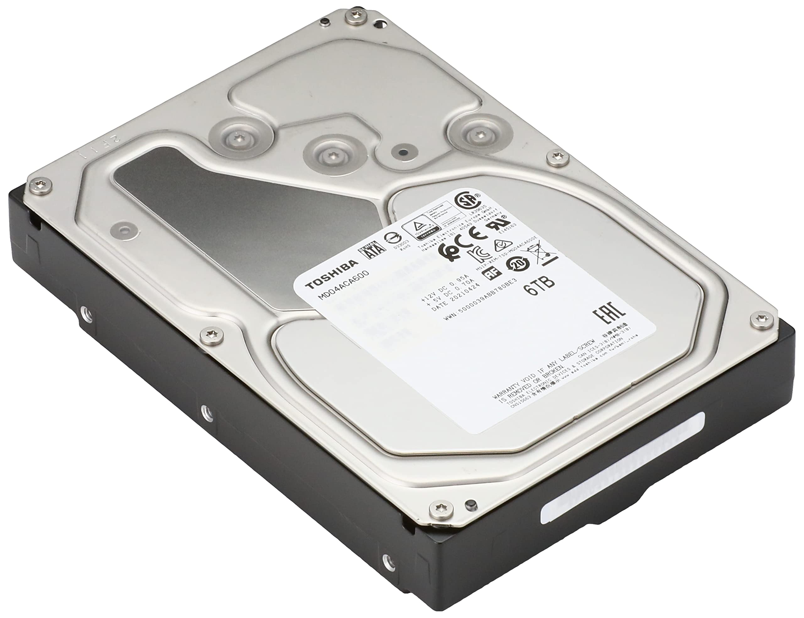 Amazon | 東芝内蔵HDD 3.5インチ 6TB PCモデル MD04ACA600 【国内正規