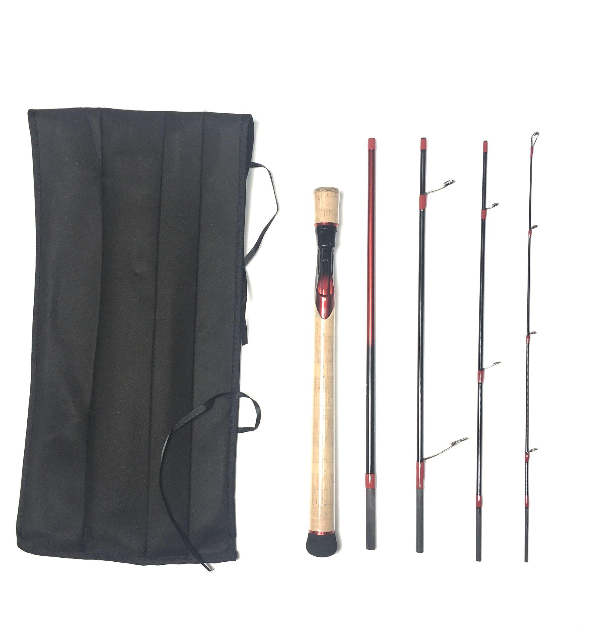 Amazon.co.jp: 7フィート (2.1m) スピニングパックロッド 5ピース (L