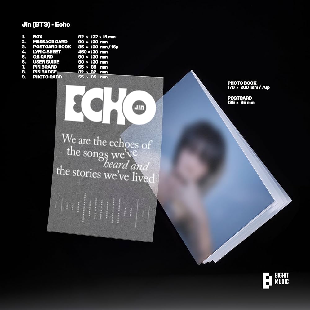 Amazon.co.jp: Jin [Echo] (Weverse Albums Ver.)（韓国盤）※デジタル