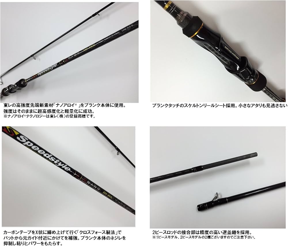 Amazon.co.jp: メジャークラフト バスロッド スピニング スピード