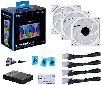 Amazon.com: Lian Li UNI Fan SL-Infinity 120mm-Triple Pack-ARGB Fan