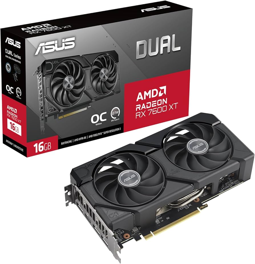 Amazon.com: ASUS Dual Radeon RX 7600 XT OC Edition 16GB GDDR6