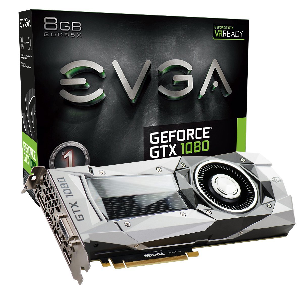 Amazon.com: EVGA GeForce GTX 1080 Founders Edition, 8GB GDDR5X